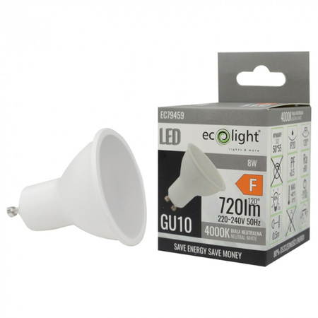 LED-Reflektor GU10 8W 720lm 4000K neutralweiß Ecolight