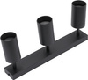 Deckenleuchte 3xGU10 SPOT LED-Lampe QUALIS III Schwarz