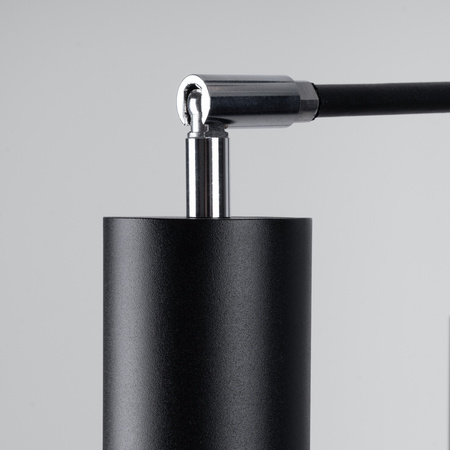 Decke Pendelleuchte LEMMI 6 Kronleuchter 6xGU10 Schwarz Modern SOLLUX