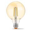 E27 G95 LED Lampen 7 W = 53 W, 700 lm, 2200 K, warmer Bernsteinfaden, dimmbar, 360° VIDEX
