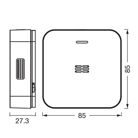 Drahtloser SMART+ WiFi Kohlenmonoxid-Melder für Innenräume LEDVANCE