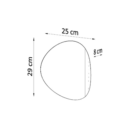 LED SENSES 2xG9Wandleuchte Oval weiß SOLLUX