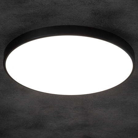 Plafond LED-Deckenpaneel-Anbauleuchte 20W 2060lm CCT RGB Rund Schwarz Dimmbar S Kanlux