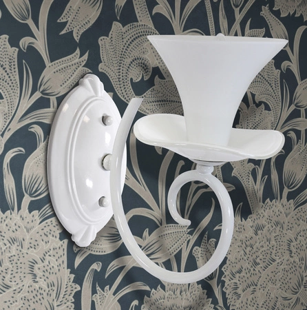 GLORIA Wandleuchte 1xE14 Weiß 26cm - GOLDLUX (Polux)