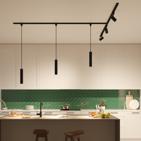 LED GU10 Einphasig Schwarz EasyLink Paxie Philips Pendelschienenleuchte