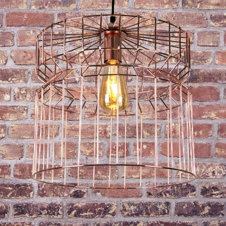 Lagos Sanico Goldlux E27 Gold Dekorative Hängende Deckenleuchte