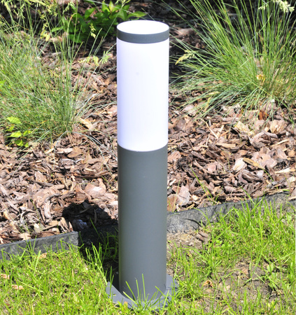 LED-Gartenleuchte E27 OSLO TUBA GOLDLUX (Polux) LOW GRAY 45cm