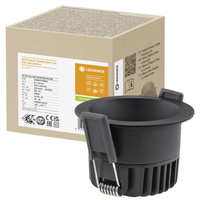 LED-Panel bündig montiert Spot Leuchte 8W 680lm CCT dimmbar Spot schwarz Darklight Ledvance