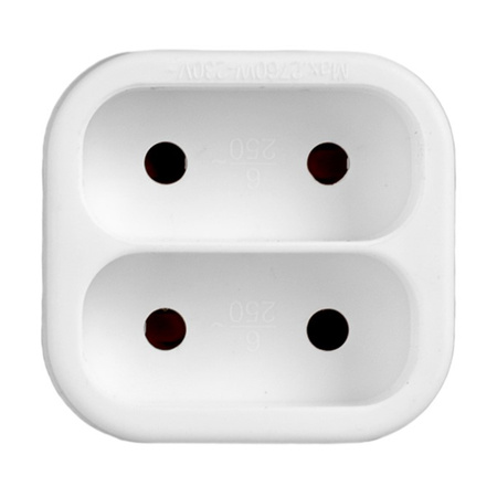 Netzverteiler Double 2x Euro 2P Thief 2 Steckdosen VAYOX