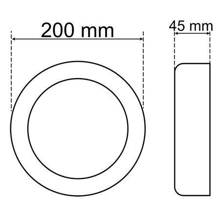 LED-Wandleuchte für den Außenbereich 12W 4000K IP54 LIBRA