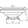 G53 AR111 LED Lampe 13W 950lm 4000K Neutral 40° KANLUX