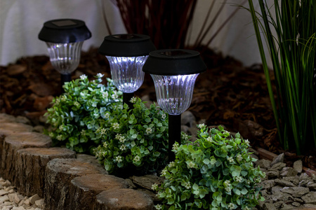 LED Solar Gartenlampe Drive 5500-6000K IP44 38cm Dämmerungssensor