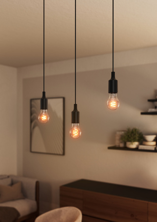 Dekorative LED-Glühbirne A60 E27 4.6W = 40W 470lm 2200K Warm CRI90 300° Glühfaden Dimmbar Vintage 1906 Osram