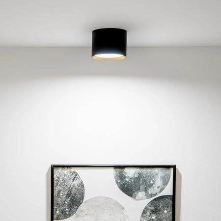 HALOGEN-Anbauleuchte SUNLA Tuba Gx53 LED Spot Wandleuchte Waltz Schwarz und Gold LUMILED