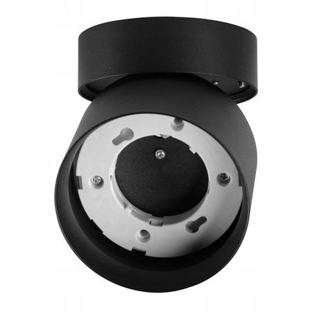 Aufputz Halogen Tuba Reflektor Spot GX53 Rund Schwarz Apilo Masterled