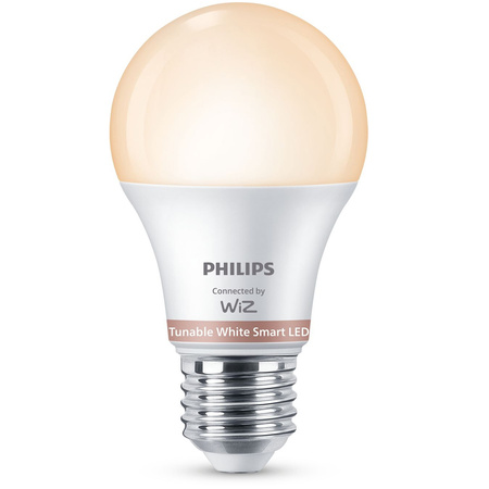 LED Lampen 2x E27 A60 8W = 60W 806lm 2700-6500K SMART WiFi Philips WiZ