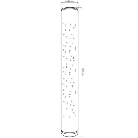 STELLA LED Stehlampe 12W RGB Farbwechselnd Musikalische Fernbedienung Goldlux(Polux)