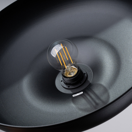 GINA E27 Schwarz Skandinavische Decke Pendelleuchte SOLLUX