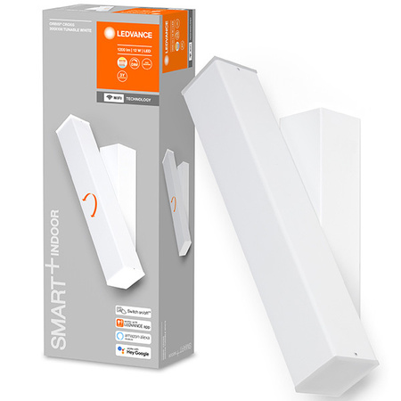 Intelligente Wandleuchte SMART + WIFI 12W ORBIS WALL CROSS WHITE LEDVANCE