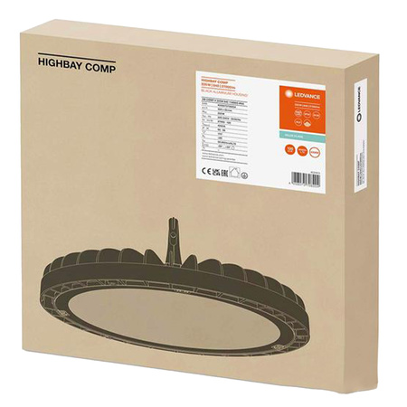 LED-Industrieleuchte 225W 27000lm 4000K Neutral Schwarz IP65 IK06 High Bay Kompakt Ledvance