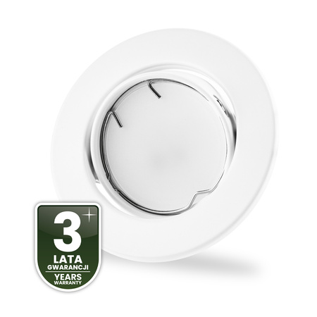 Einbaustrahler GU10, MR16 Einbauspot HALOGEN Runde beweglich Weiß Blech AURELI LUMILED