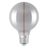 LED Dekorative Glühbirne G95 Sphere E27 2.2W = 6W 60lm 1800K Warm 320° Smoked Filament Vintage 1906 Osram
