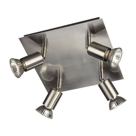 CARREA Deckenleuchte 4x GU10 Wandleuchte PHILIPS beweglicher Reflektor