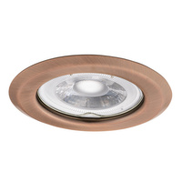 ARGUS II GU10/GU5.3 Kreisförmige kupferne Deckeneinbauleuchte KANLUX