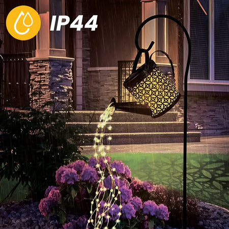 LED Solar-Gartenleuchte ROSA Kupfer IP44 3000K LUMILED