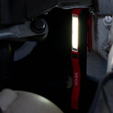 Wiederaufladbare Werkstatt-Taschenlampe Magnet COB + LED VA0102 Vayox