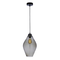 TULON Pendelleuchte Schwarz Glas Modern E27 4192 TK Lighting