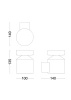 Garten LED Wandleuchte LAVEN 6W 4000K IP44 PHILIPS