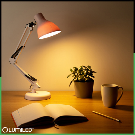 LED 7W CCT Dimmbare Marti White Lumiled Schreibtischlampe