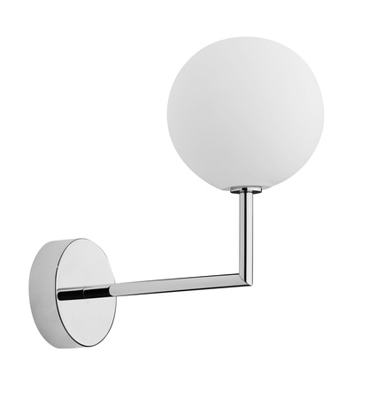 FEME G9 LED-Wandleuchte Sphere Modern Weiß und Silber Jupiter