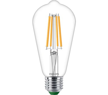 Edison LED Lampen E27 ST64 4W = 60W 840lm 2700K Warm Filament PHILIPS Ultra Efficient