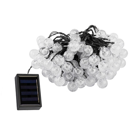 100x LED Solar Lichterkette, Außen Garten Lichterkette 21.8m 3000K warm GALLA2 LUMILED