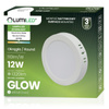 LED-Anbau-Deckenleuchte 12W Rund 4000K GLOW Weiß LUMILED
