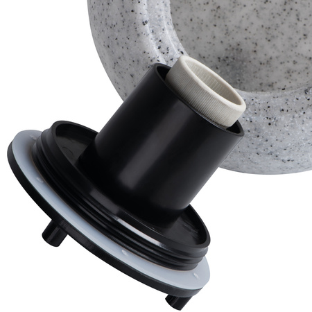 KANLUX AUSSENANTRIEBSLEUCHTE STONO STEINKUGEL E27 IP65 30cm Grau