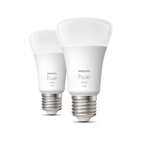 2PAK LED-Lampe E27 A60 9.5W 2700K Warm PHILIPS HUE Weiß Bluetooth Zigbee