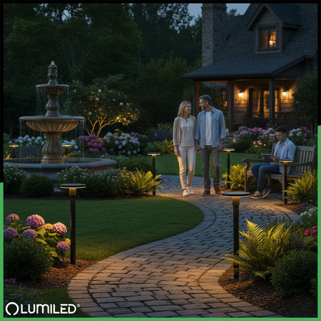 CCT LED 12W 3000-6500K IP65 CORTUS LUMILED Gartenpfostenlampe