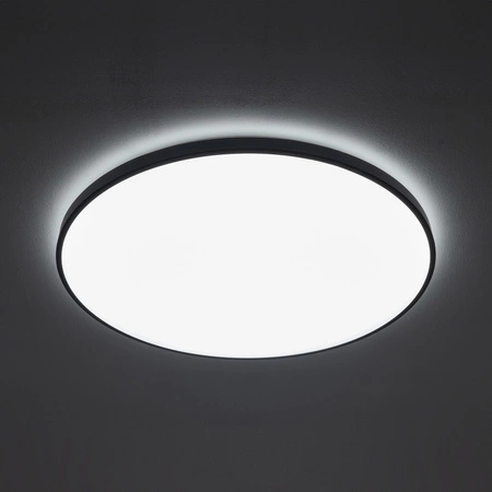 LED-Aufbau-Badezimmer-Deckenleuchte AGNES ROUND 8185 64W 4000K IP44 Schwarz Nowodvorski