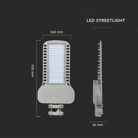 LED-Straßenleuchte 100W 4000 K IP65 SAMSUNG CHIP VT-104ST V-TAC