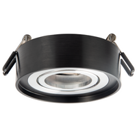 Verdeckte MR16 SchwarzSilber 12V GAJA Sanico Goldlux Leuchte