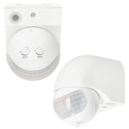 PIR-Bewegungs- und Dämmerungsmelder LX40 180ST WHITE KOBI