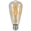 LED-Lampe E27 ST64 4W = 30W 320lm 2200K Warm 360° Glühfaden GOLDLUX (Polux)