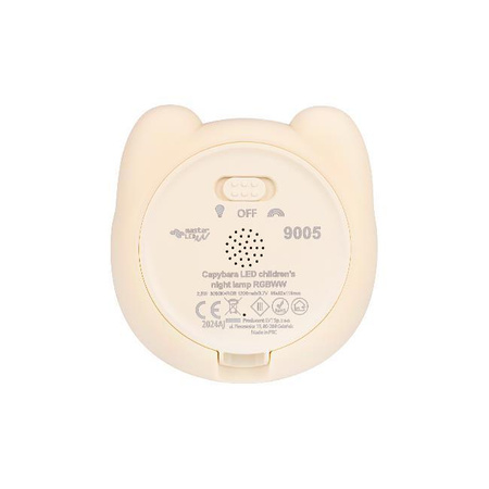 LED Kinder Dekorative Capybara Nachtlicht 2.5W 18lm 3000K Warm RGB 360° Braun Masterled