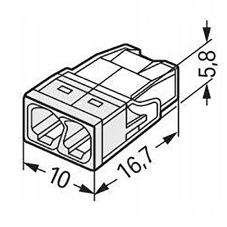 Schnellverbinder Installationsverbinder-Set Set mit 100 Teilen – 20 x 2 x 2 30 x 3 x 2 30 x 4 x 2 20 x 5 x 2 + Organizer-Koffer