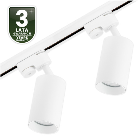 1m Stromschiene + 2x Schienenstrahler GU10 Weiß SAGI LUMILED