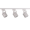 Stromschienen-Kit 1-Phasen-Schiene + 3x GU10 Reflektor Weiß MINOR Sanico Goldlux