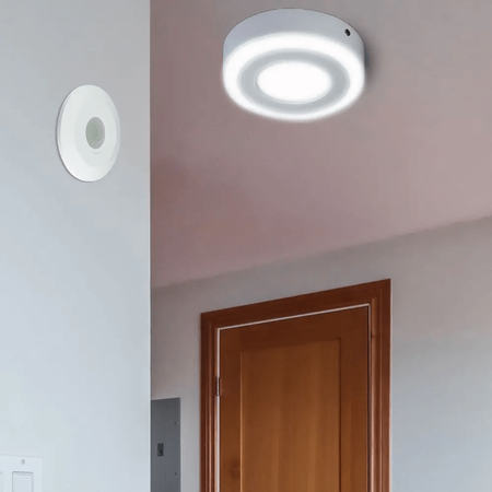 Infrarot-PIR-Bewegungsmelder 360° IP20 WEISS Oberflächenmontage Decke Wand verstellbar V-TAC